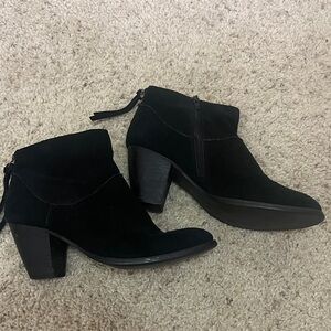 Steve Madden Black Ankle Booties